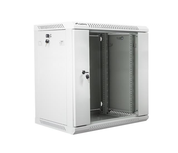 LANBERG Wisząca 19" 12U 600x450mm jednosekcyjna (szara) WF01-6412-10S - 455392 - zdjęcie 3